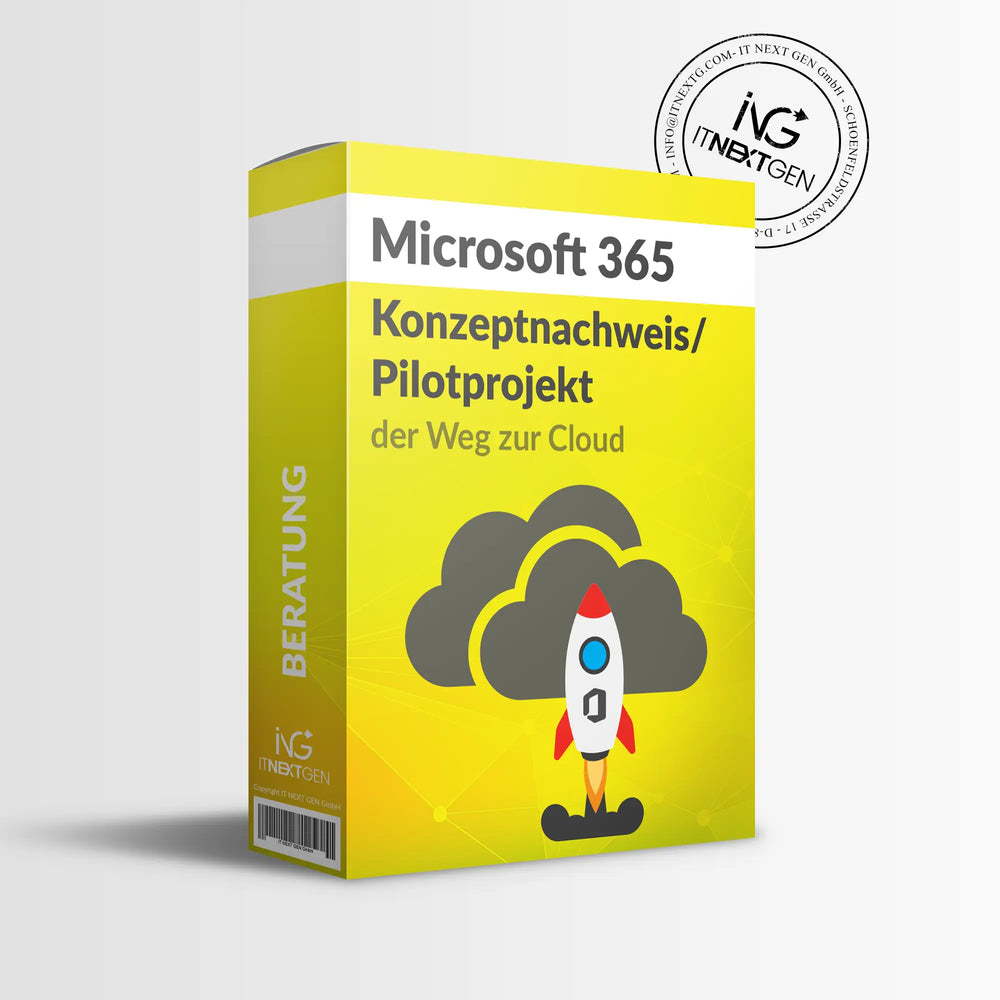 Microsoft 365 Konzeptnachweis/ Pilotprojekt der Weg zur Cloud