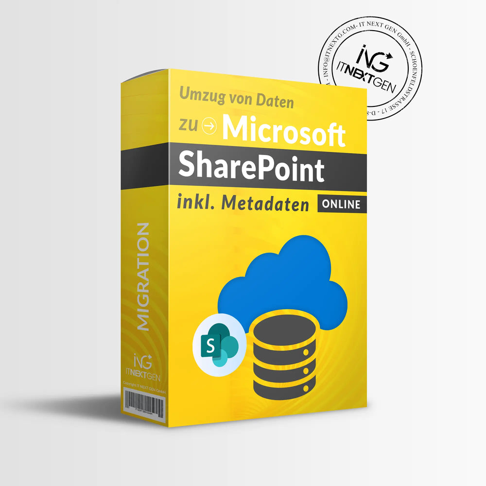 Umzug von Daten zu SharePoint Online inkl. Metadaten 
