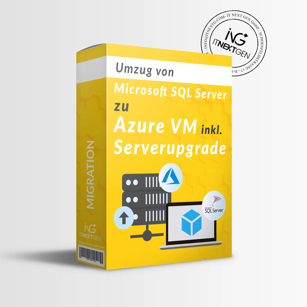 Umzug von Microsoft SQL Server zu Azure VM inklusiv Serverupgrade