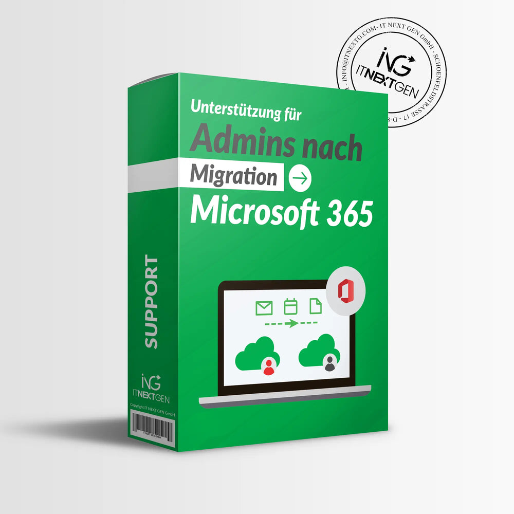 Unterstützung für Admin nach der Migration zu Microsoft 365